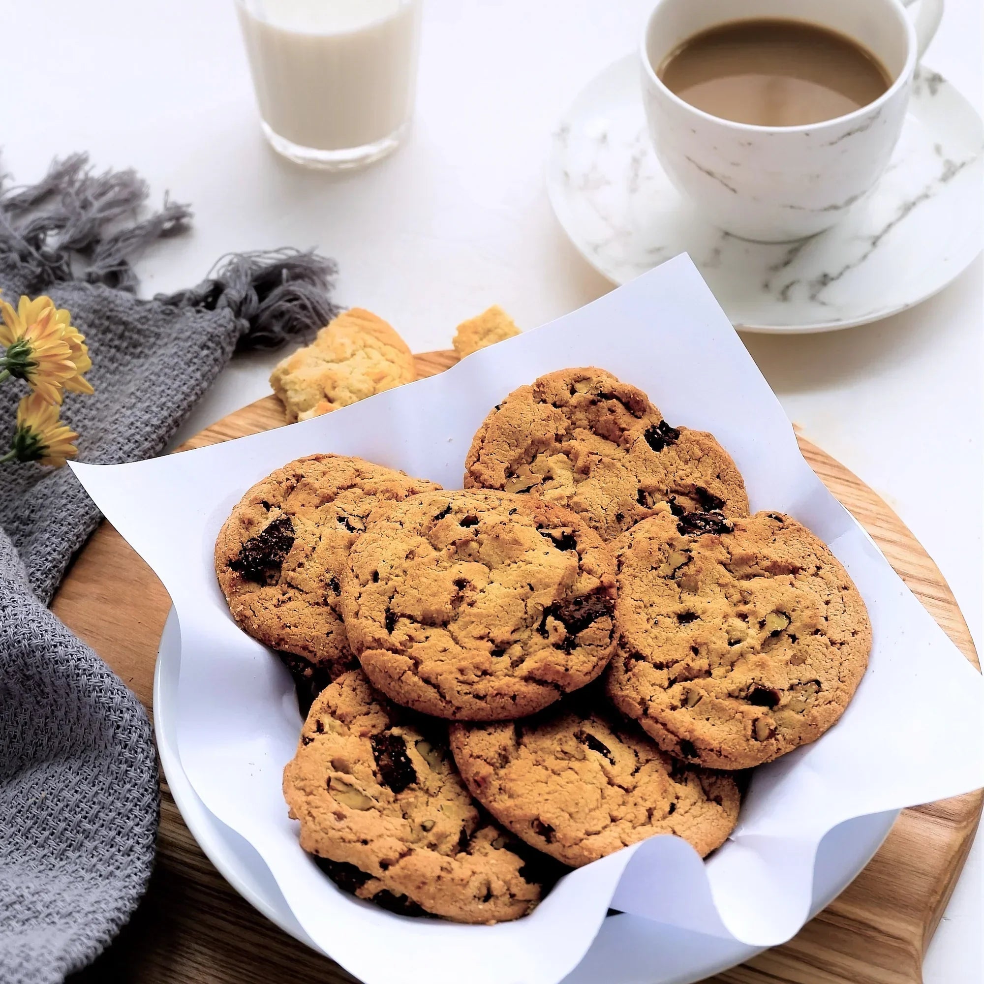 Walnuss-Schoko Cookies