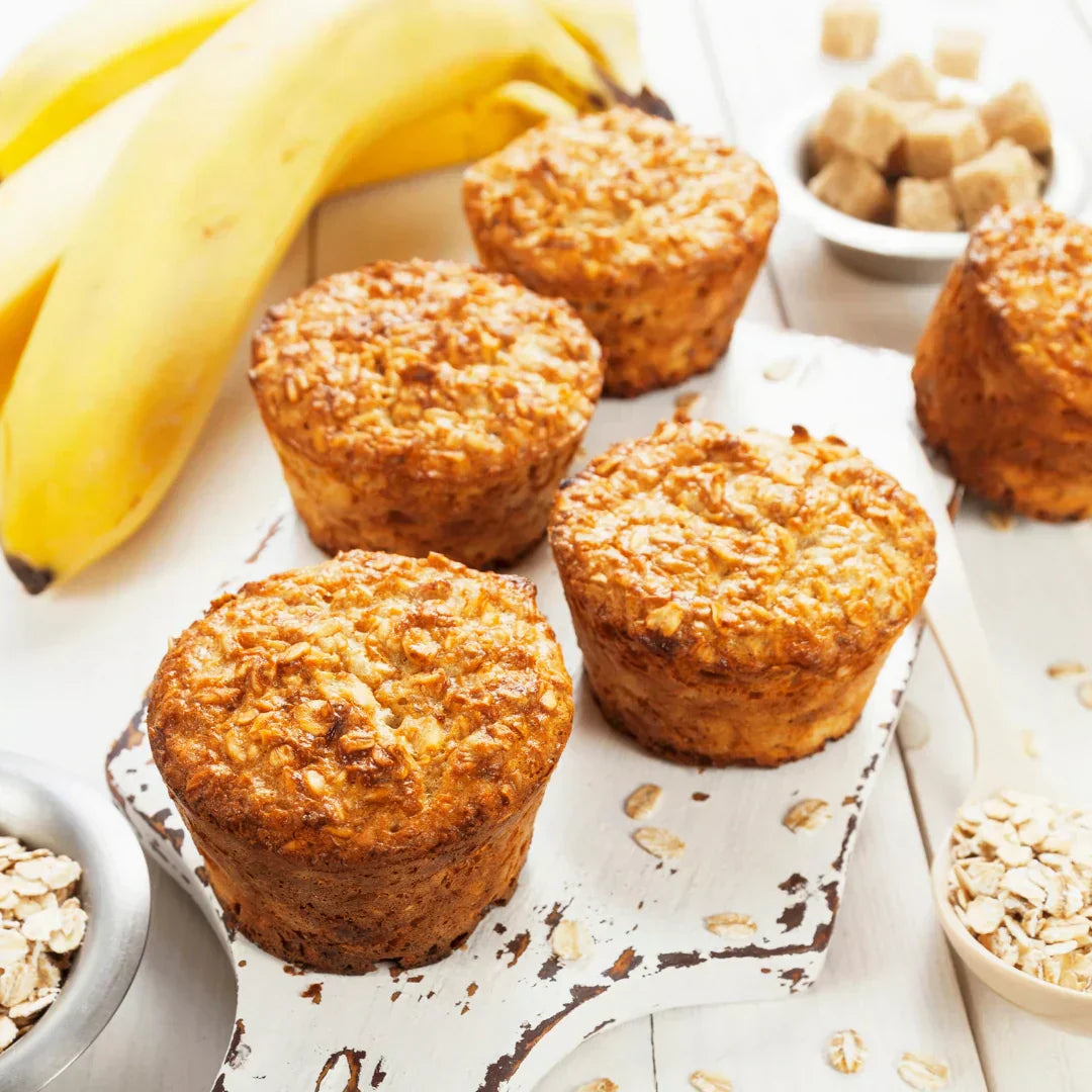 Bananen-Hafer-Muffins