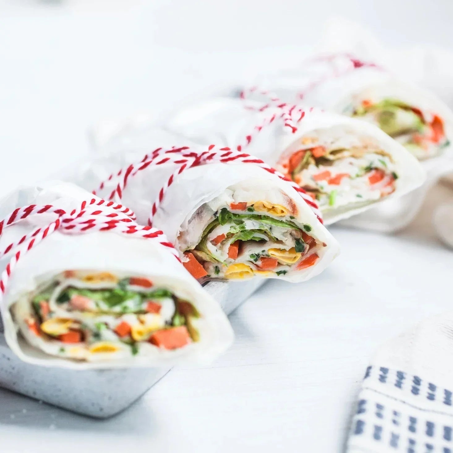 Gemüse-Wrap mit Putenbrust