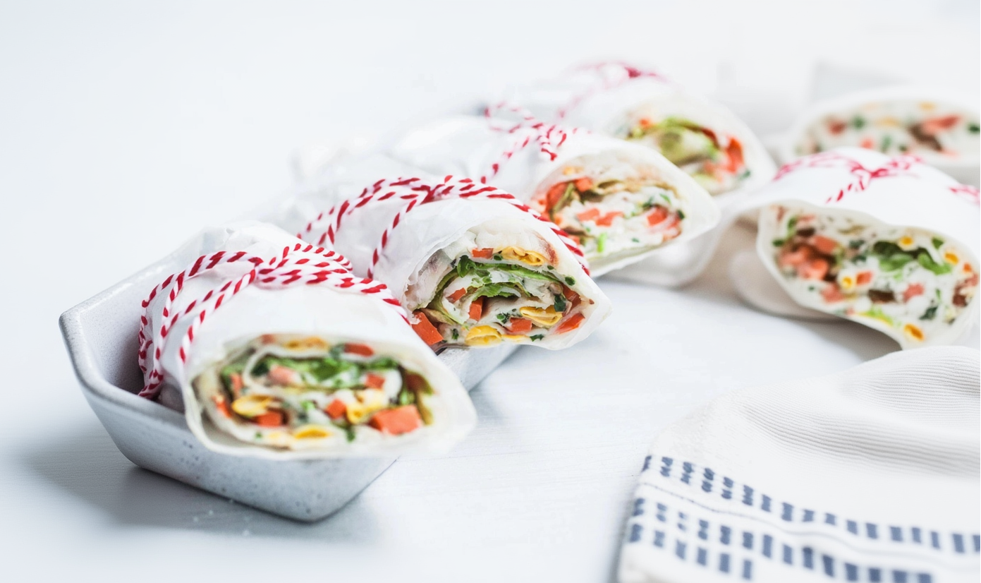Gemüse-Wrap mit Putenbrust