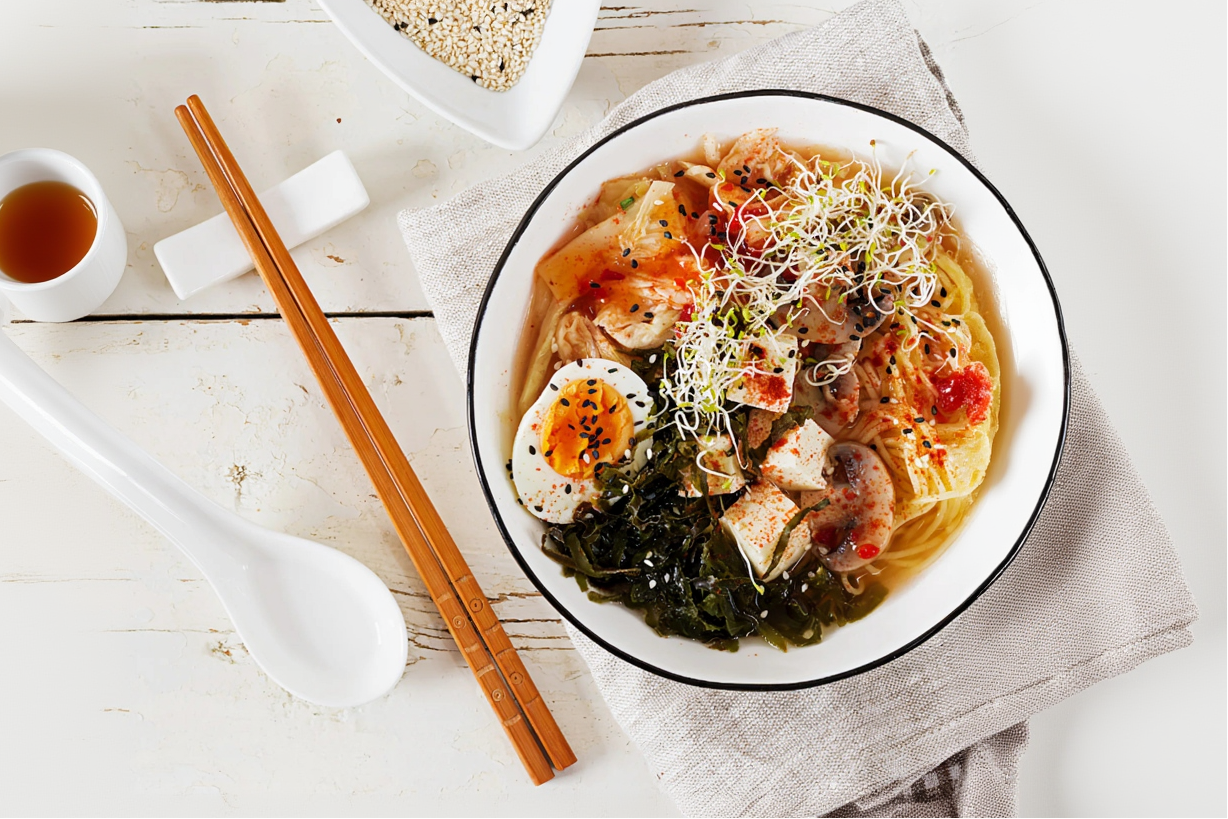 Kimchi-Ramenbowl