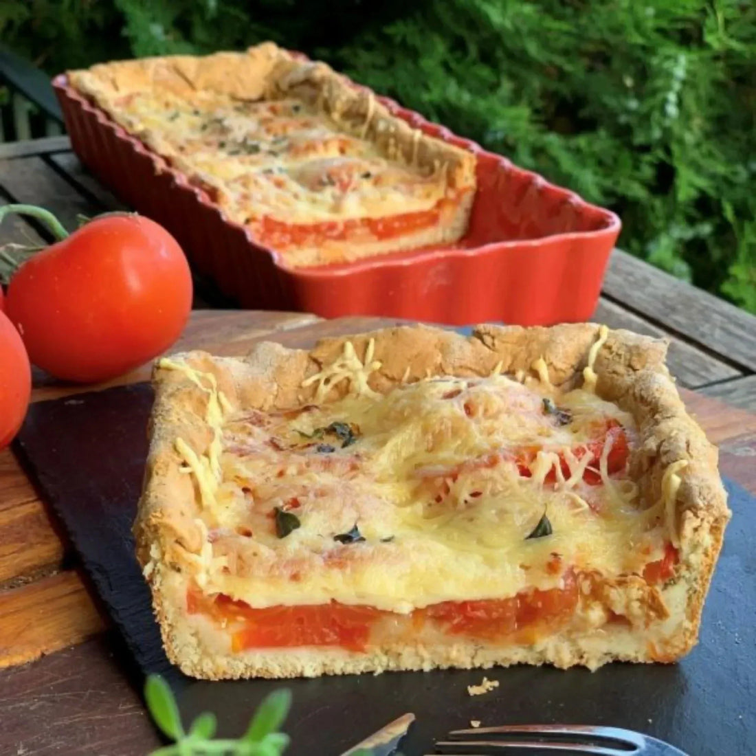 Tomaten Oregano-Quiche