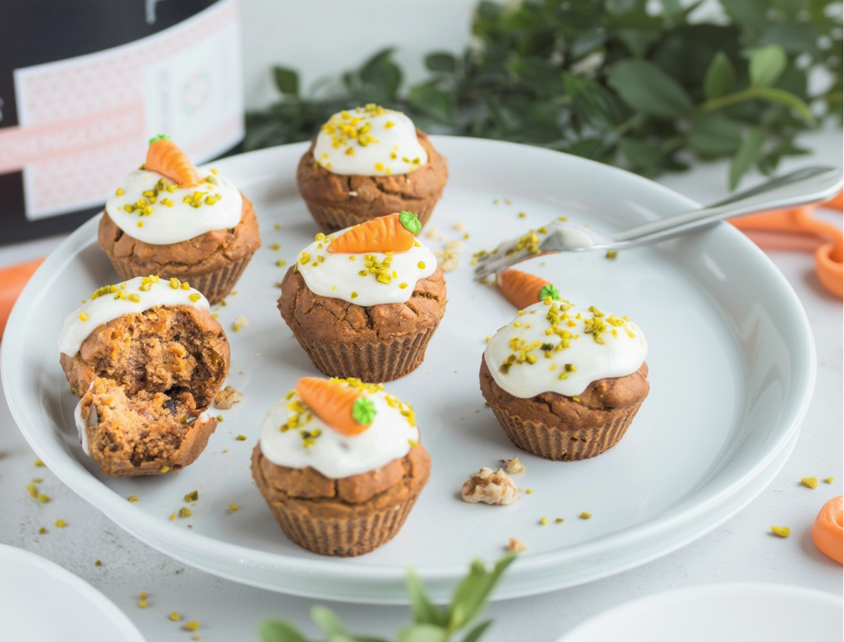 Vegane „Carrot Cake“ Muffins