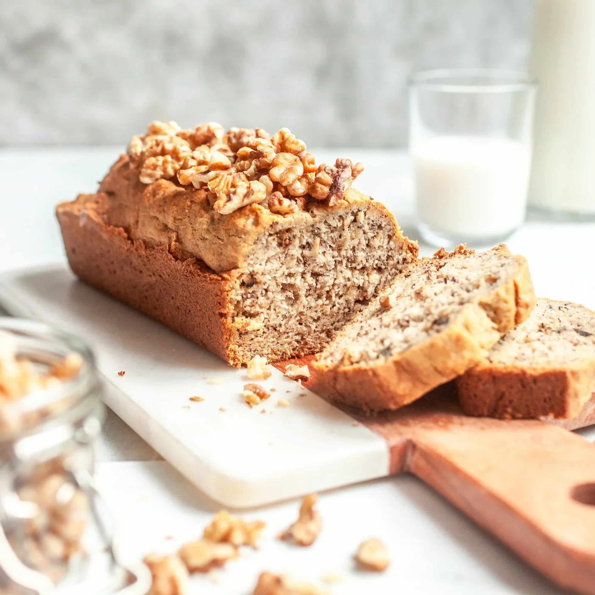 Walnuss Banana Bread