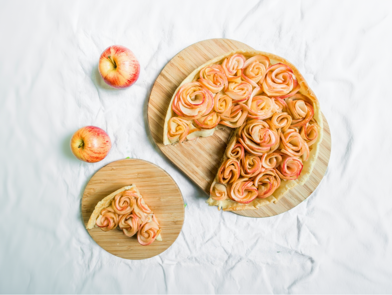 Apfel-Rosen Tarte