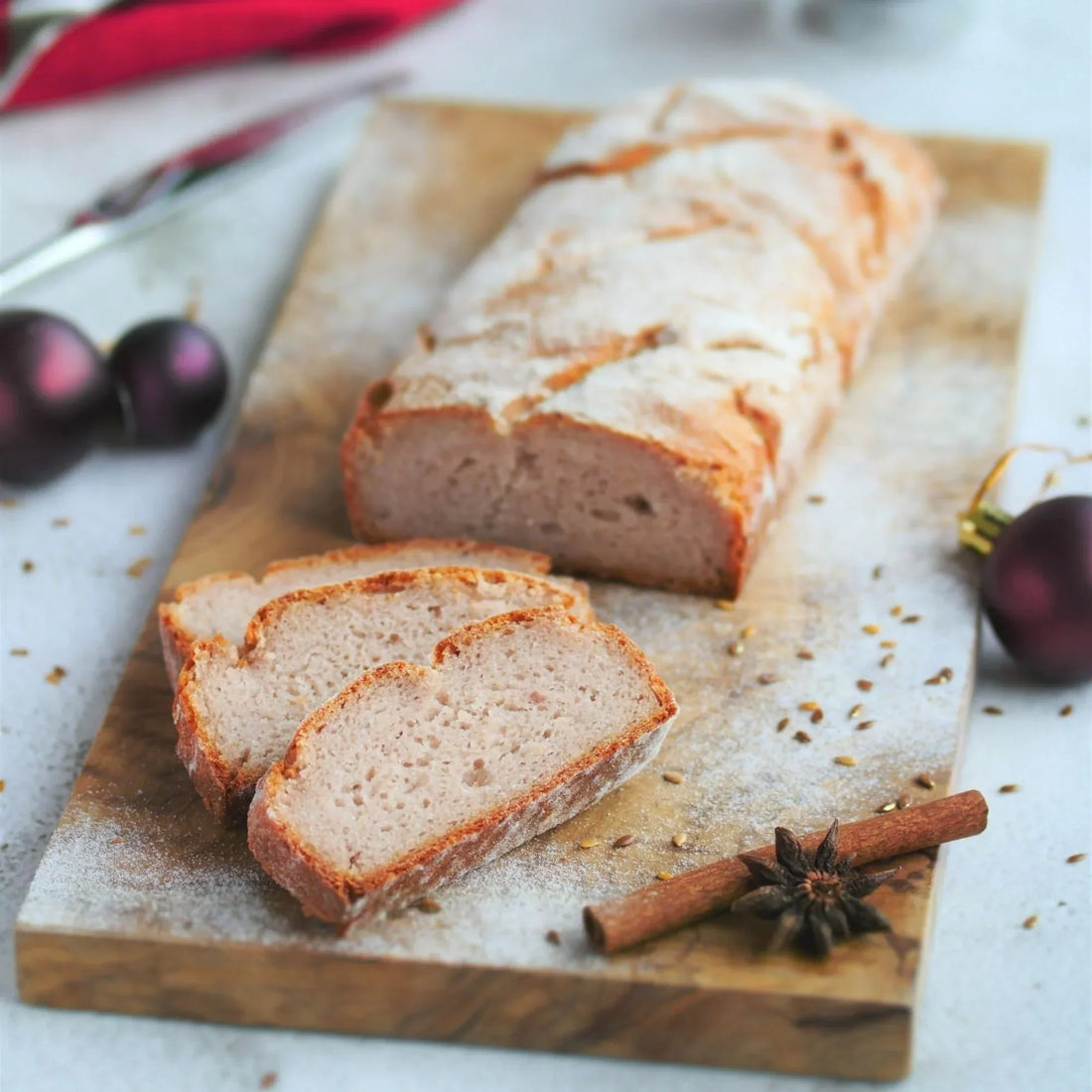 Festliches Weinbrot