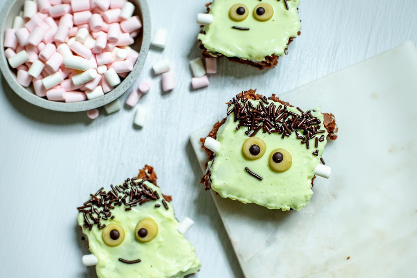 Frankenstein Brownies