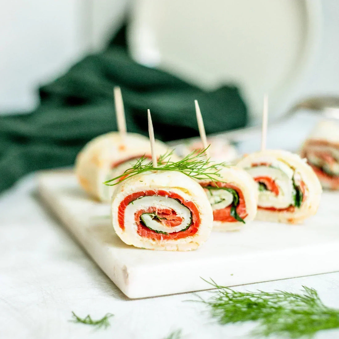 Lachsröllchen