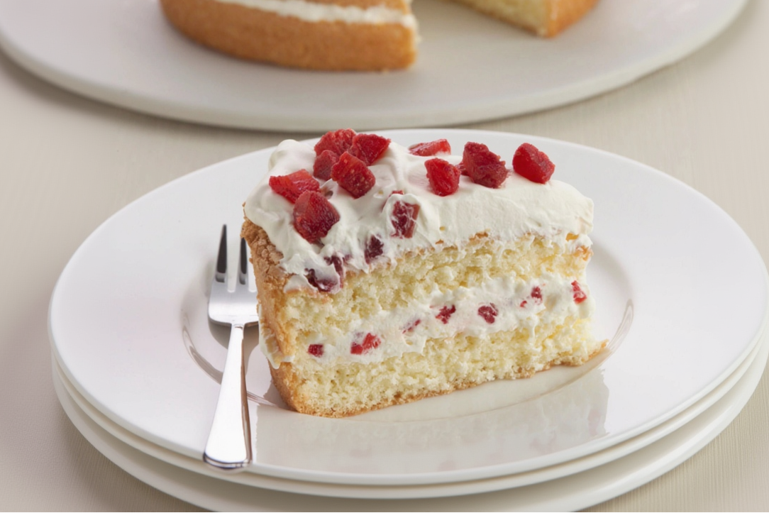 Leichte Himbeertorte