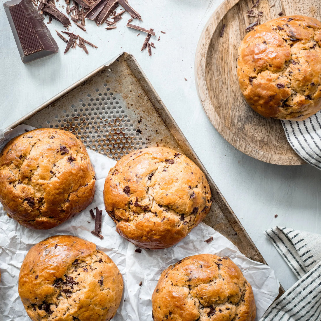 Schoko-Quark Brötchen