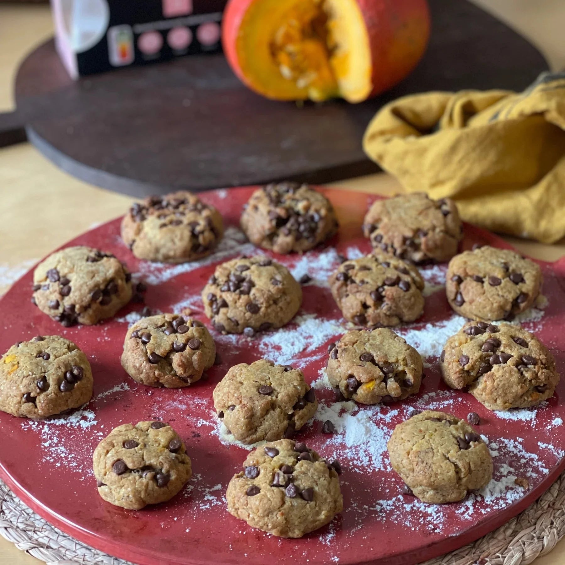 Vegane Kürbis Cookies