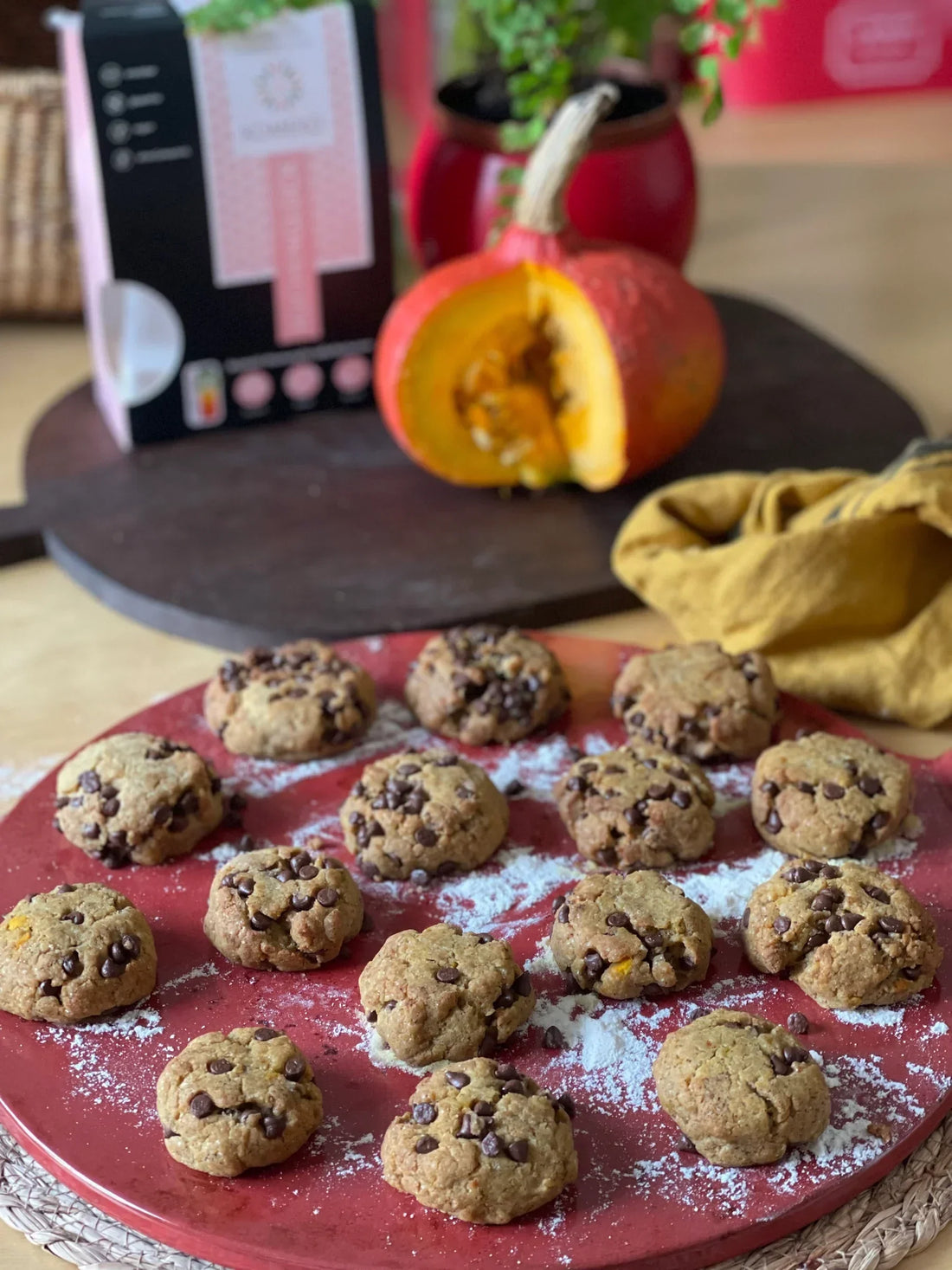 Vegane Kürbis Cookies