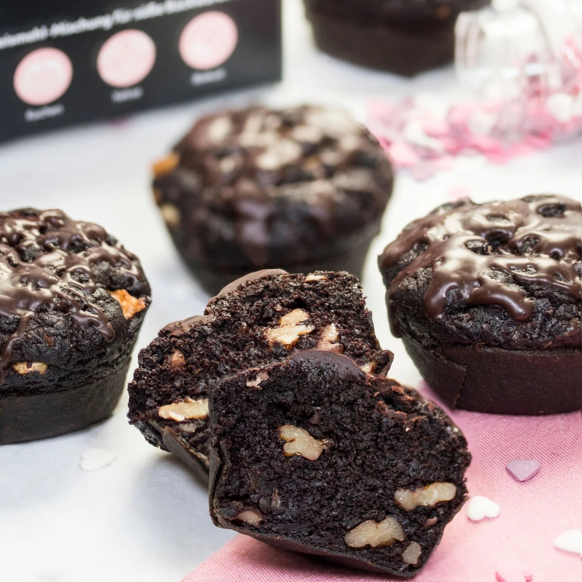 Vegane Brownie Muffins