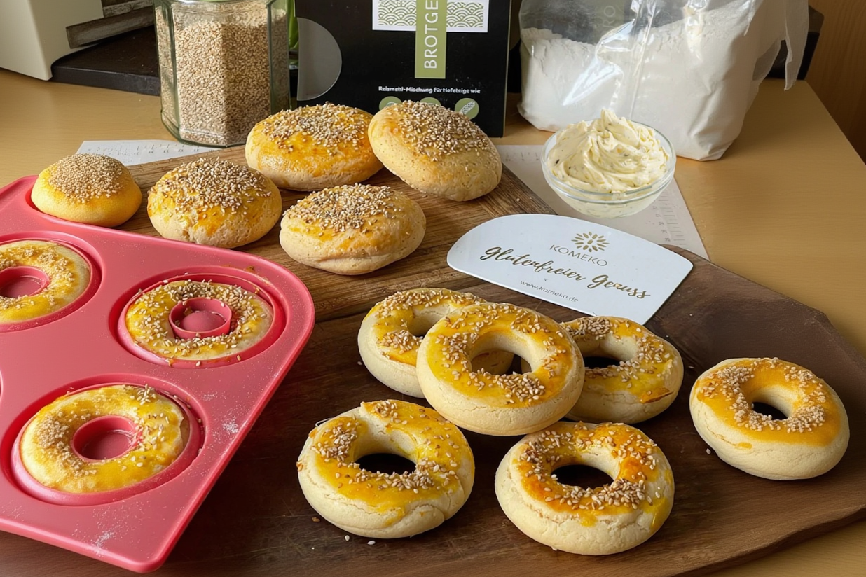 Bagels mit Miso-Butter