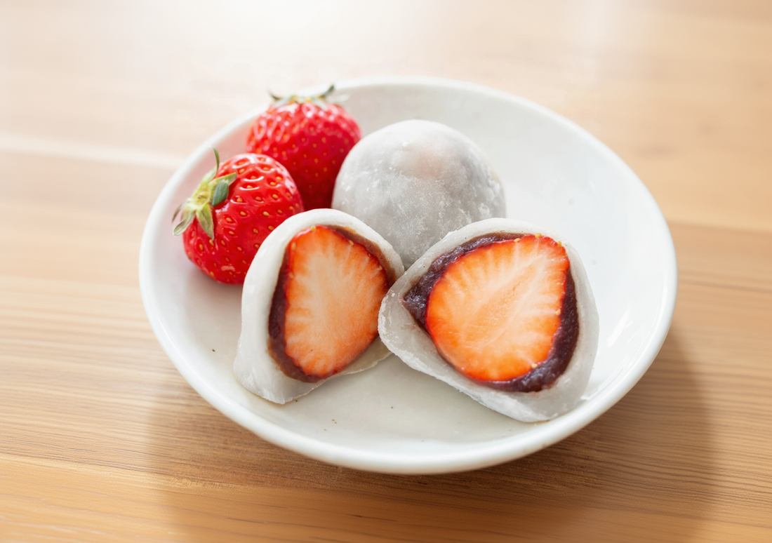 Erdbeer-Mochi