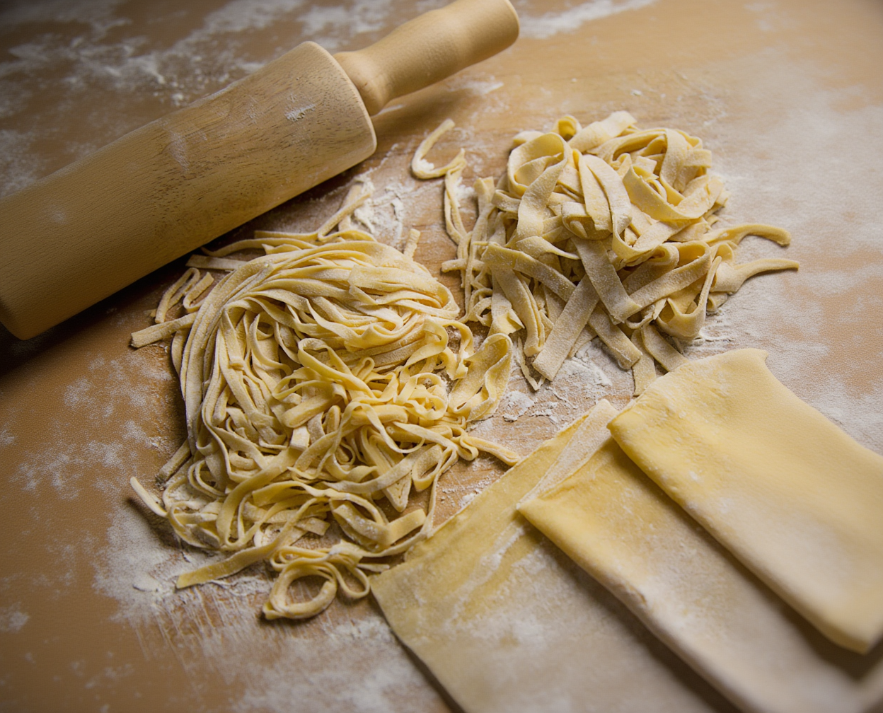 Frische Nudeln