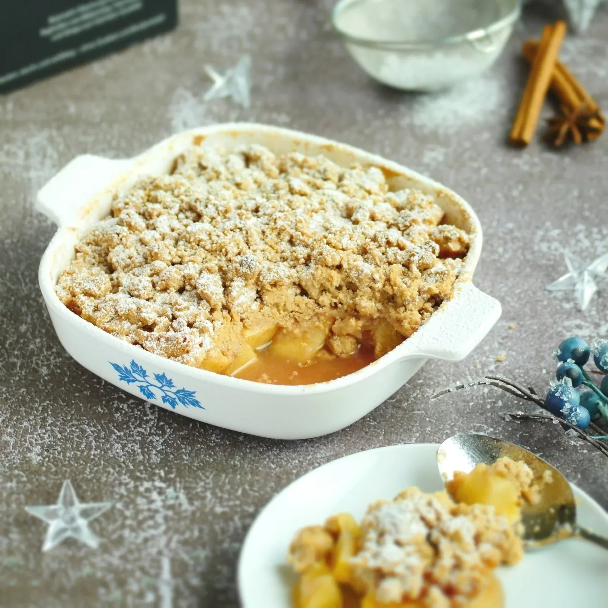 Glühwein Apfel Crumble