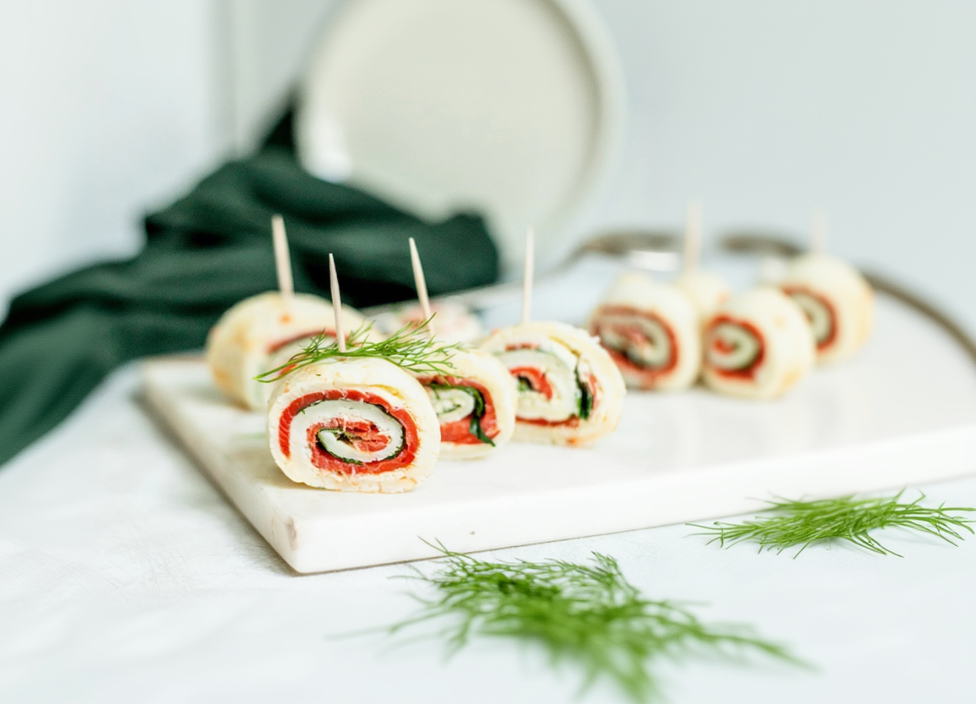 Lachsröllchen