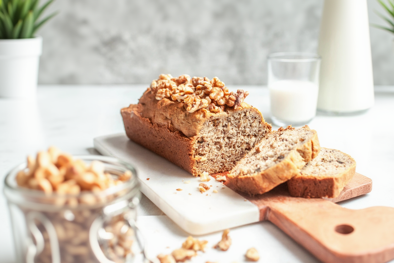 Walnuss Banana Bread