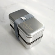 Edelstahl Lunchbox doppelt (2x 900ml) - Gluty-Free Club