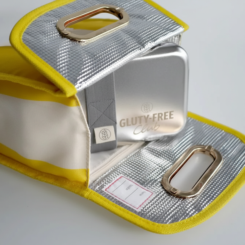 Edelstahl Lunchbox doppelt (2x 900ml) - Gluty-Free Club